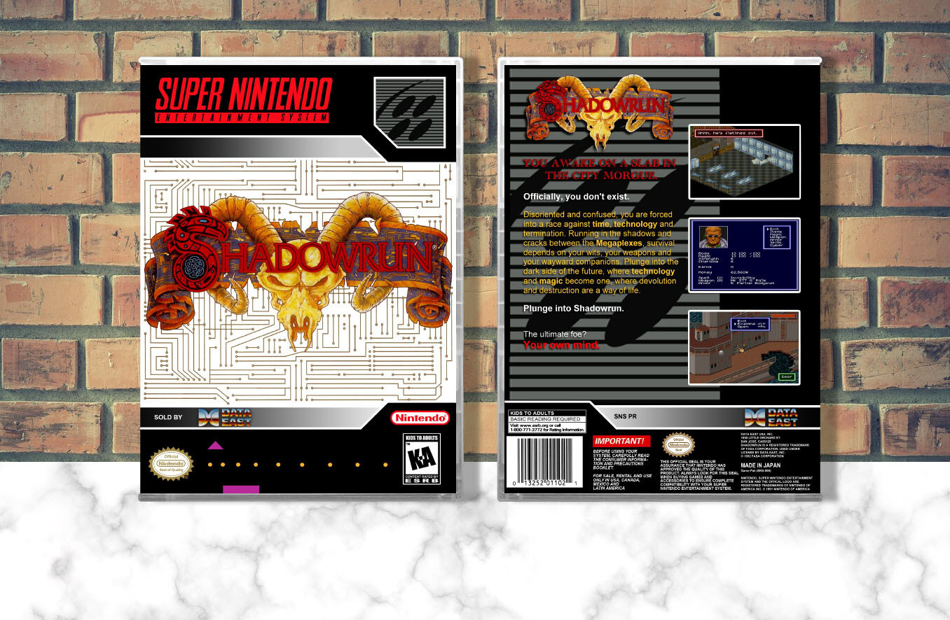 Shadowrun, Case Color: CLEAR (Transparent)