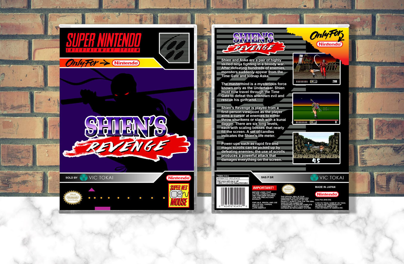 Shien&#39;s Revenge, Case Color: CLEAR (Transparent)