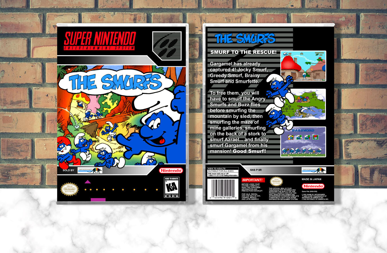 Smurfs, The, Case Color: CLEAR (Transparent)