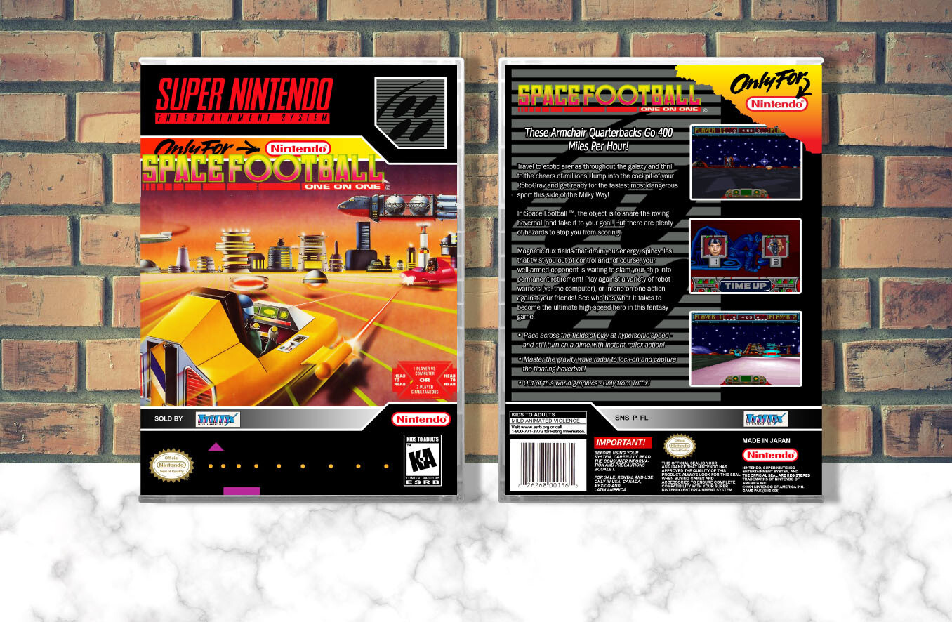 Space Football: One on One, Case Color: CLEAR (Transparent)