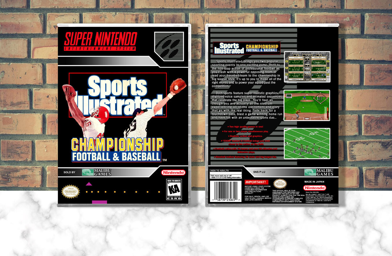 Sports Illustrated: Championship Football &amp; Baseball, Case Color: CLEAR (Transparent)
