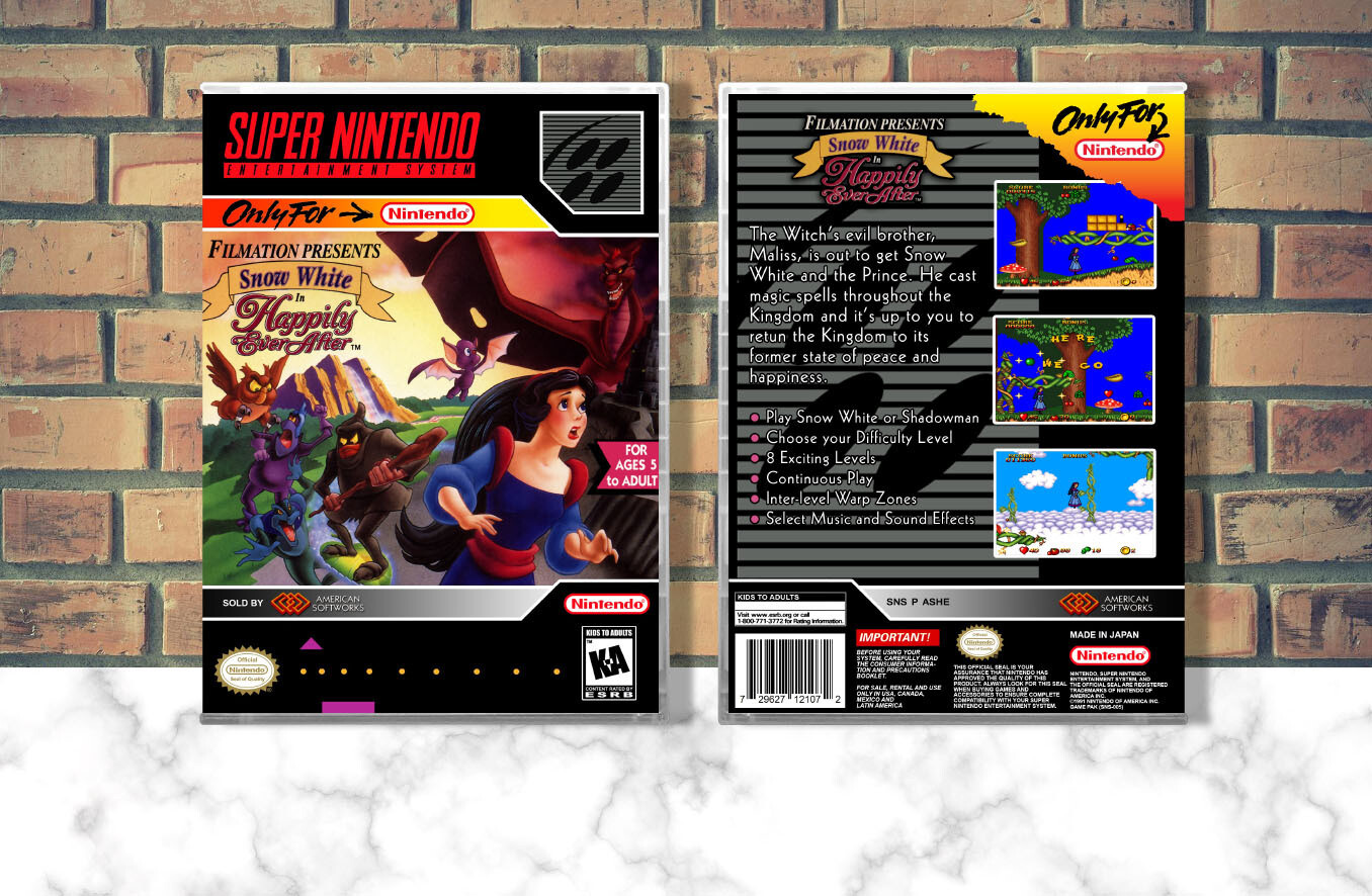 Snow White in Happily Ever After, Case Color: CLEAR (Transparent)