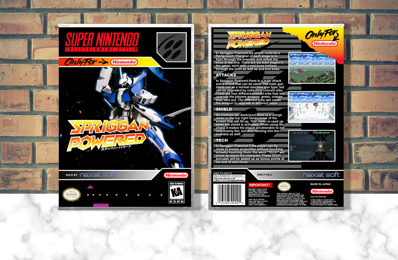 Spriggan Powered, Case Color: CLEAR (Transparent)