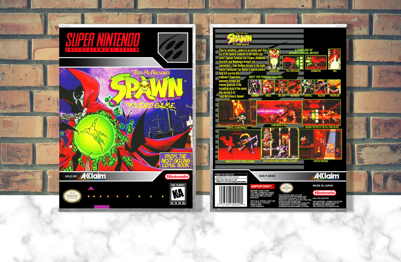 Spawn The Video Game, Case Color: CLEAR (Transparent)