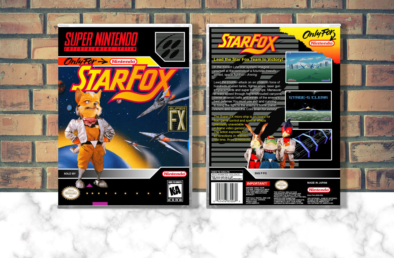 Star Fox, Case Color: CLEAR (Transparent)