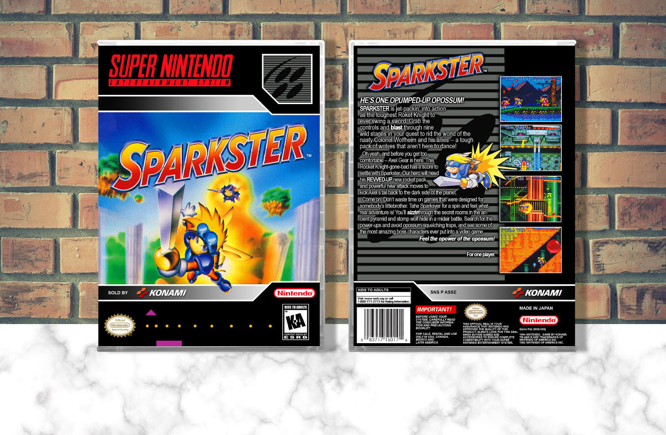 Sparkster, Case Color: CLEAR (Transparent)