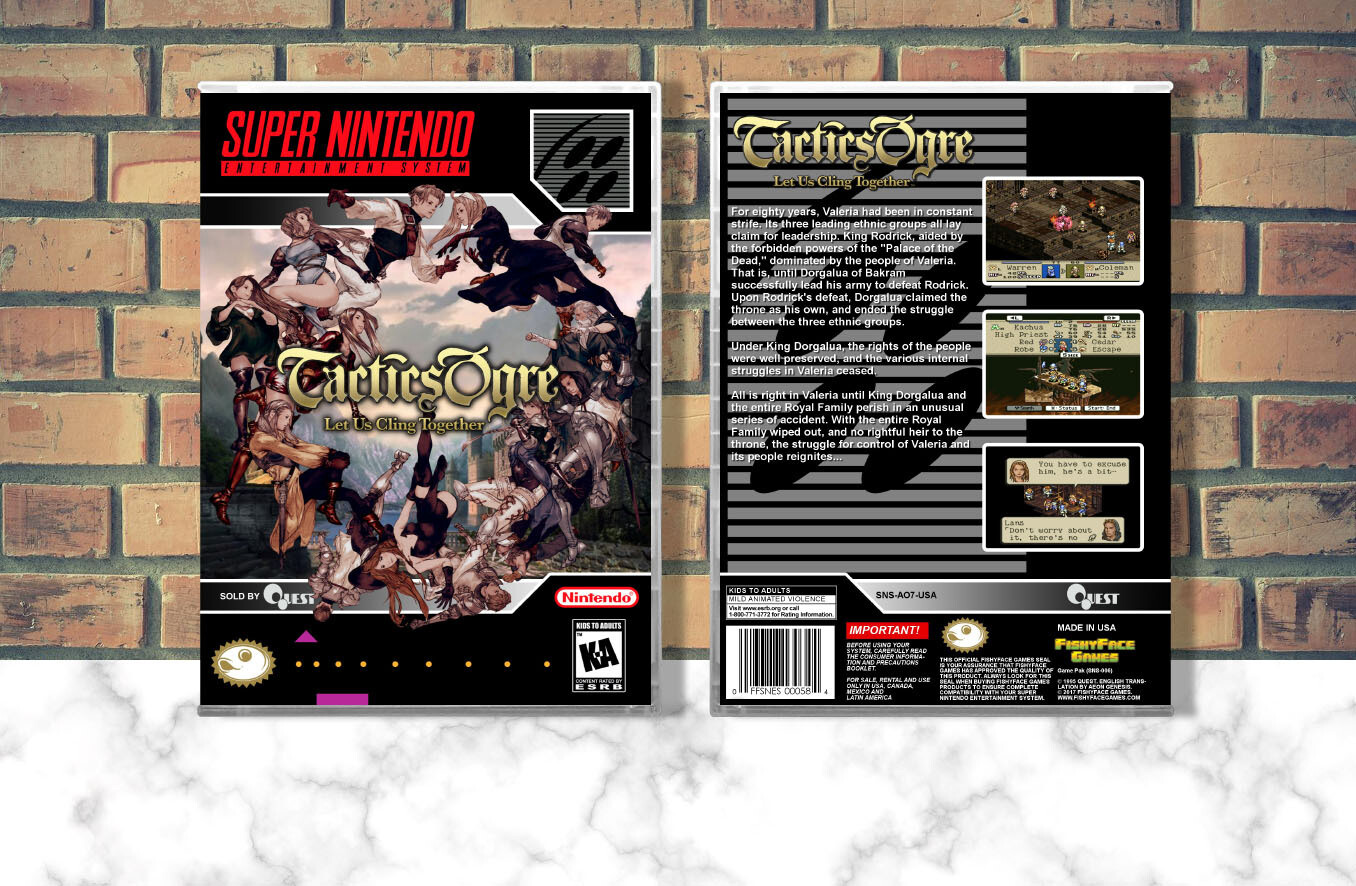 Tactics Ogre Let Us Cling Together, Case Color: CLEAR (Transparent)