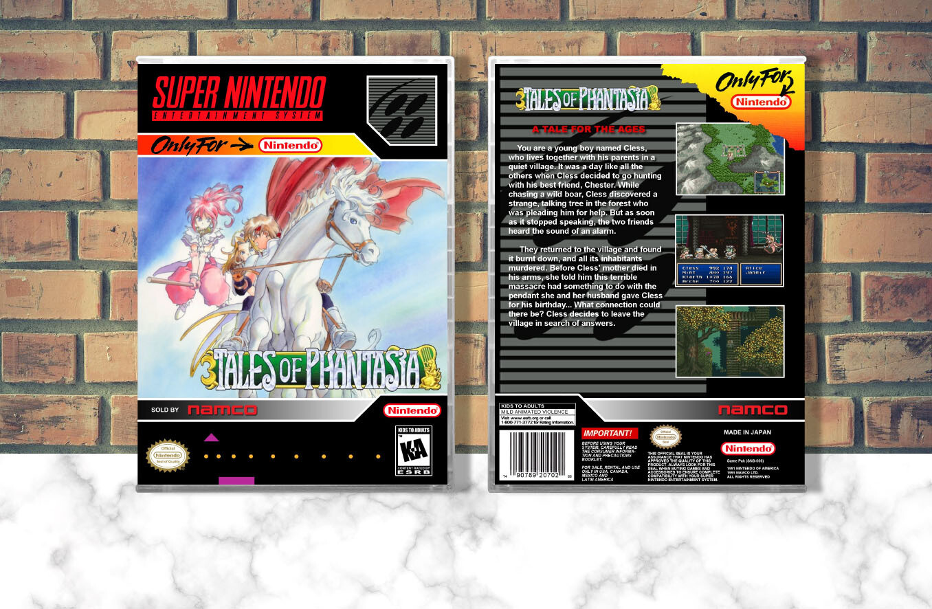 Tales of Phantasia, Case Color: CLEAR (Transparent)