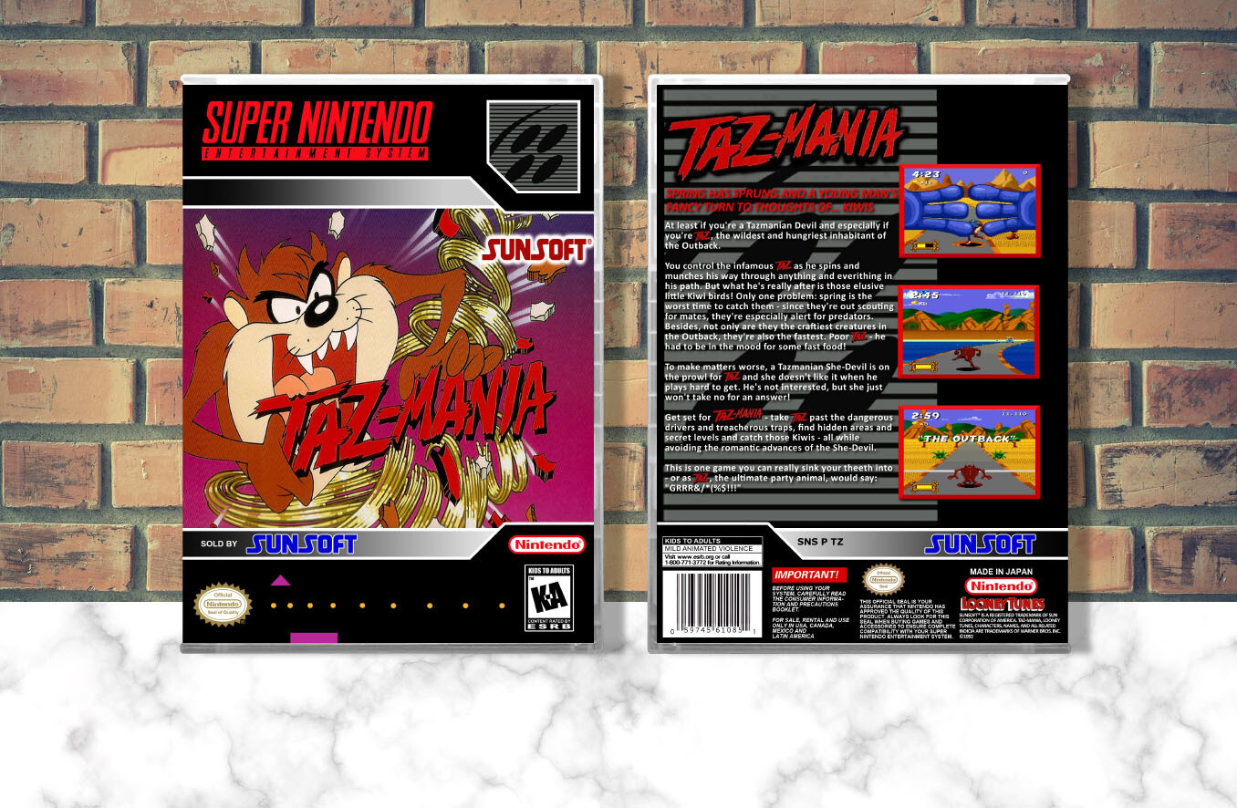 Taz-Mania, Case Color: CLEAR (Transparent)