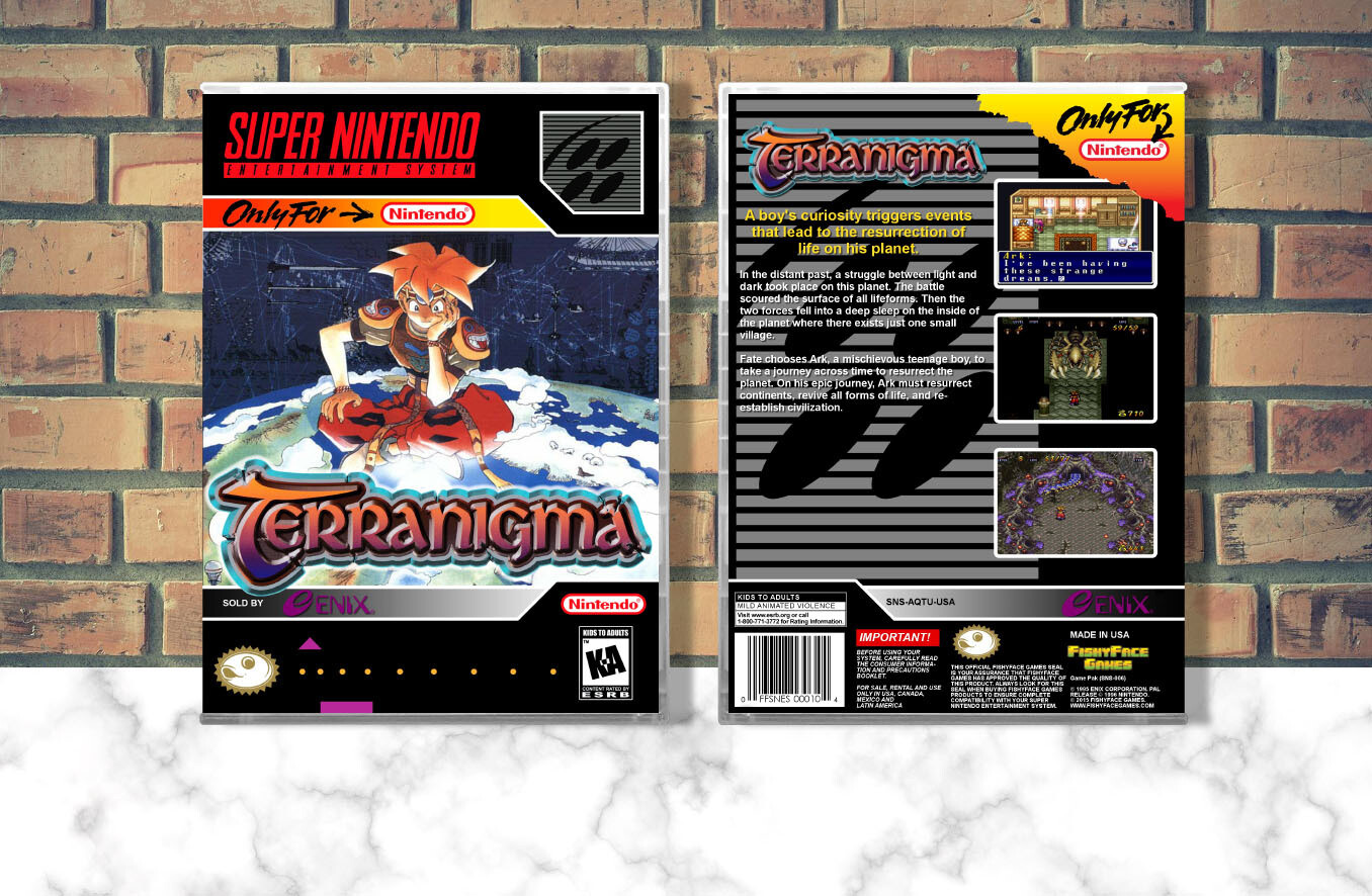 Terranigma, Case Color: CLEAR (Transparent)