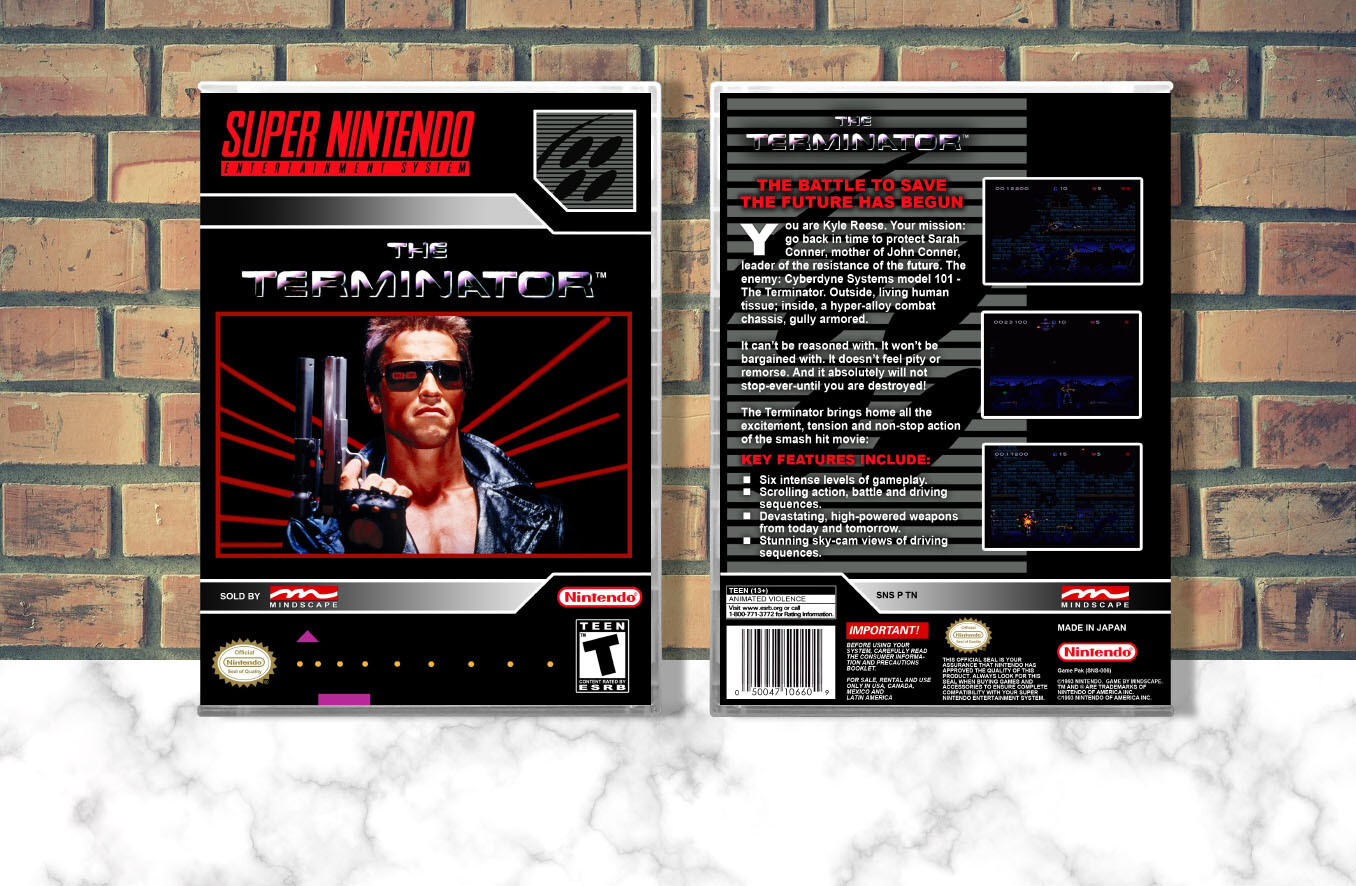 Terminator, The, Case Color: CLEAR (Transparent)