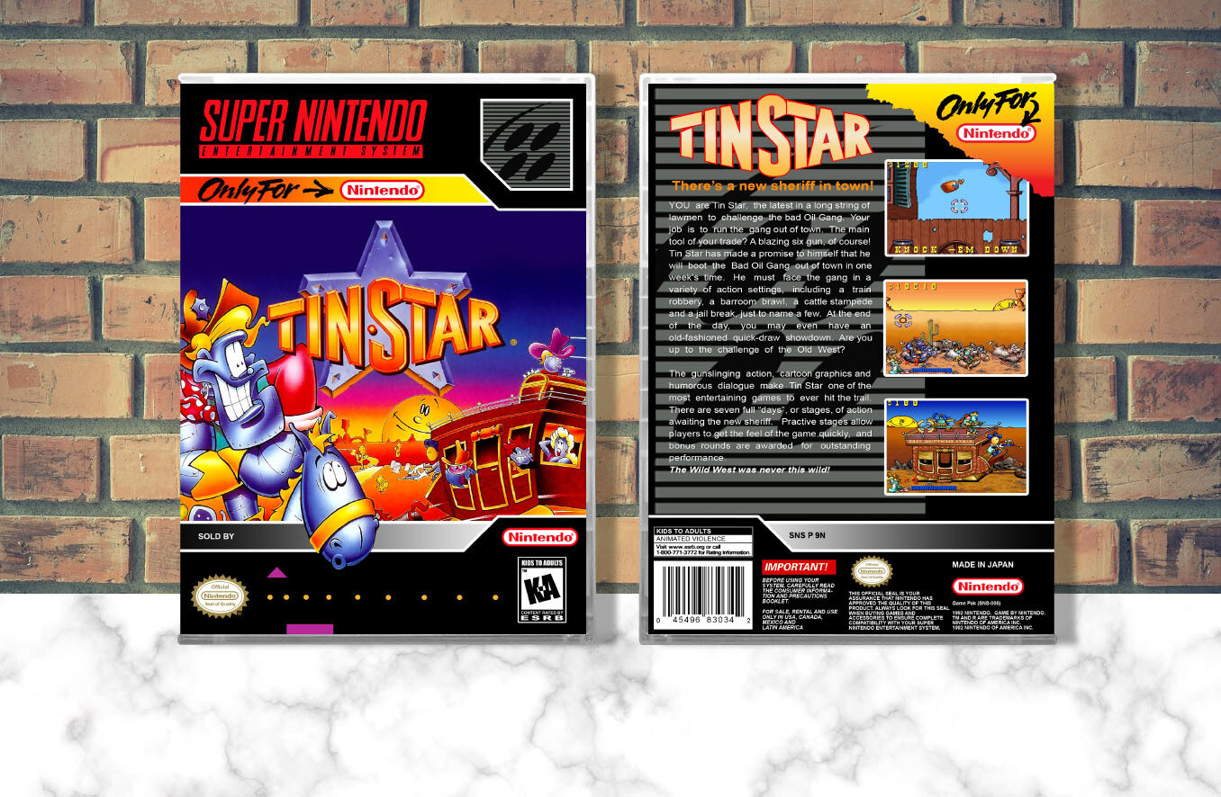 Tin Star, Case Color: CLEAR (Transparent)