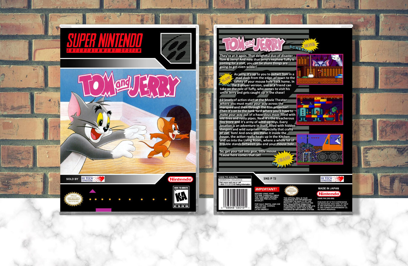 Tom and Jerry, Case Color: CLEAR (Transparent)