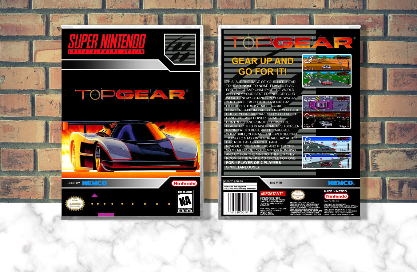Top Gear, Case Color: CLEAR (Transparent)