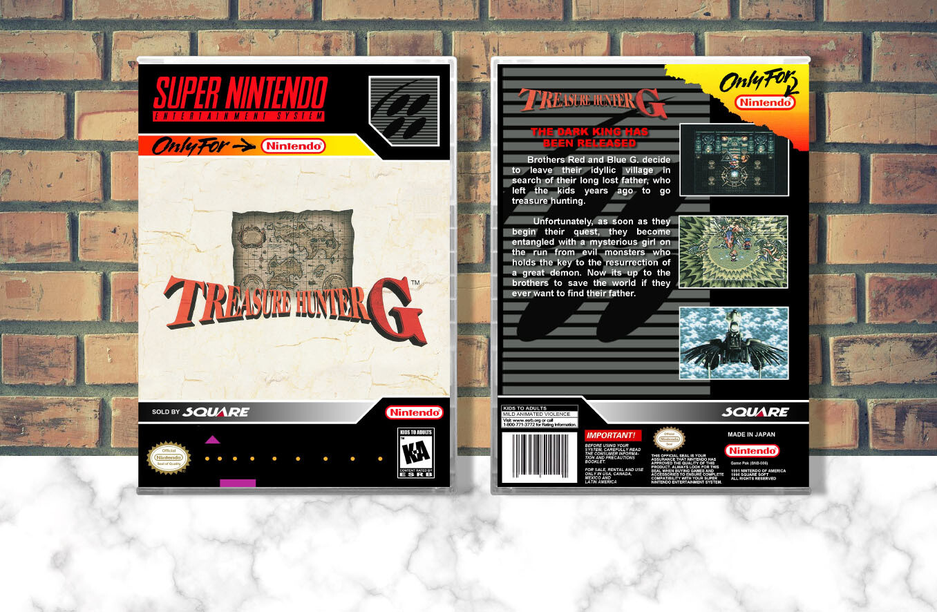 Treasure Hunter G, Case Color: CLEAR (Transparent)