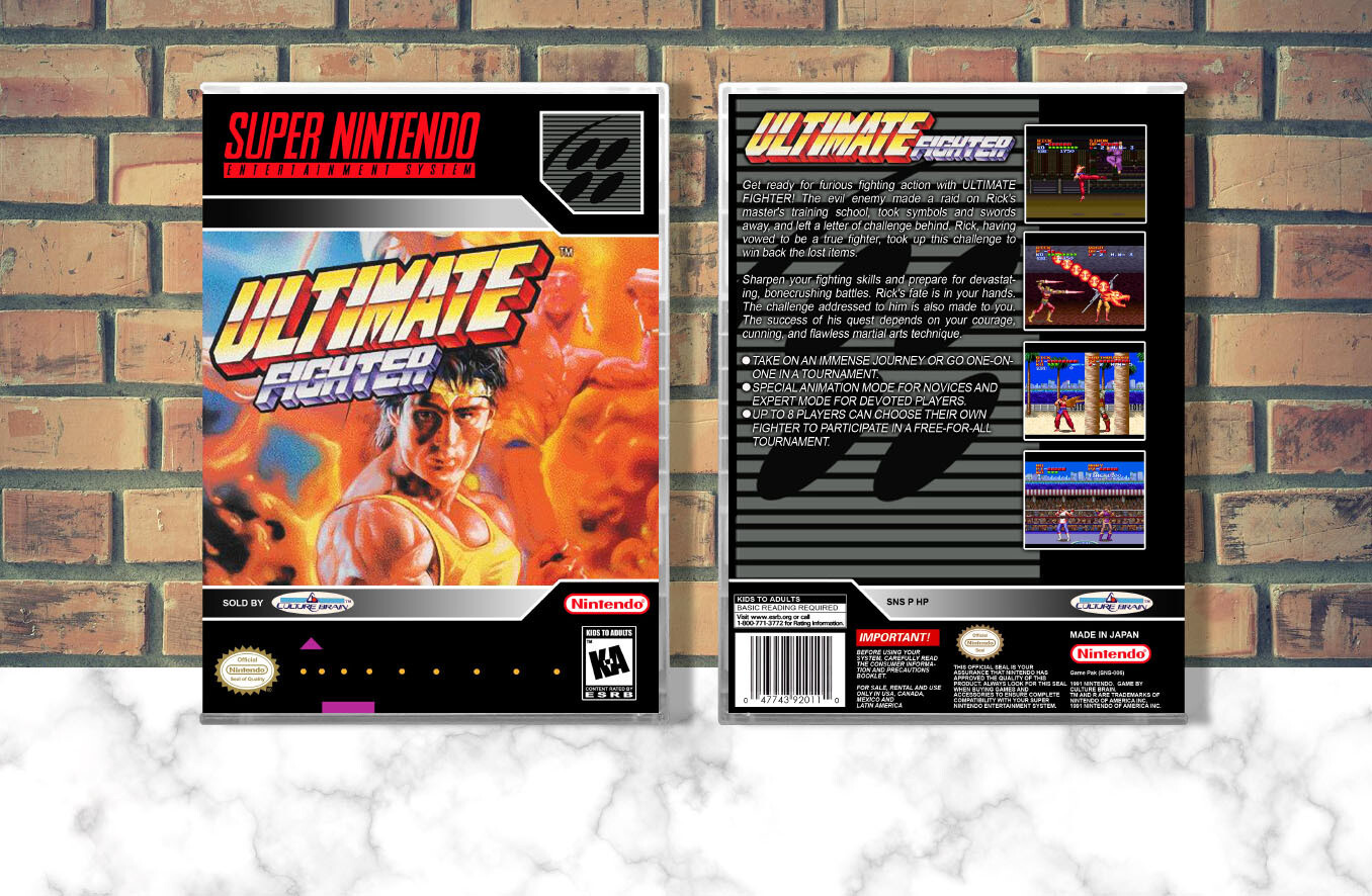 Ultimate Fighter, Case Color: CLEAR (Transparent)