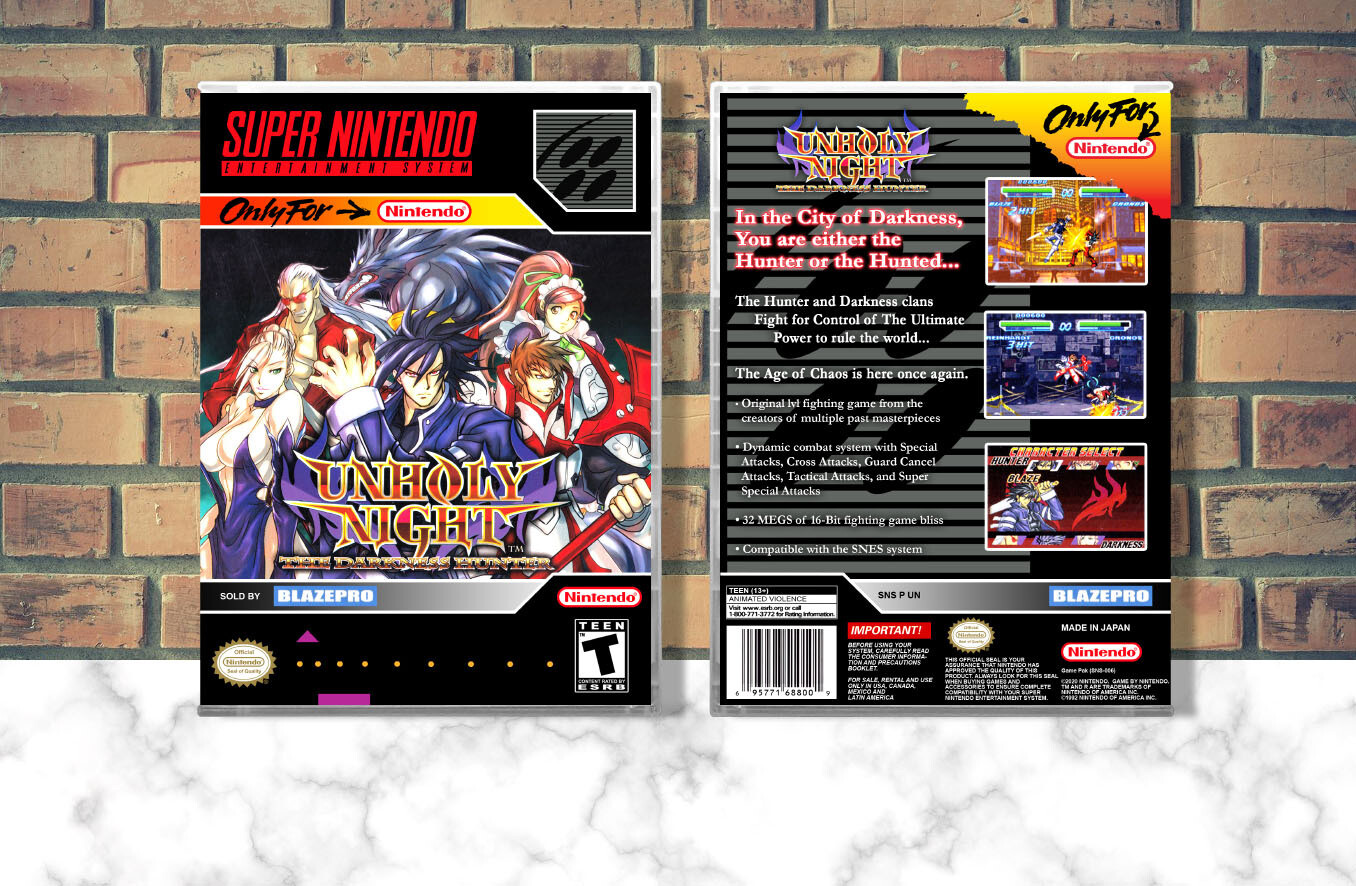 Unholy Night: The Darkness Hunter, Case Color: CLEAR (Transparent)