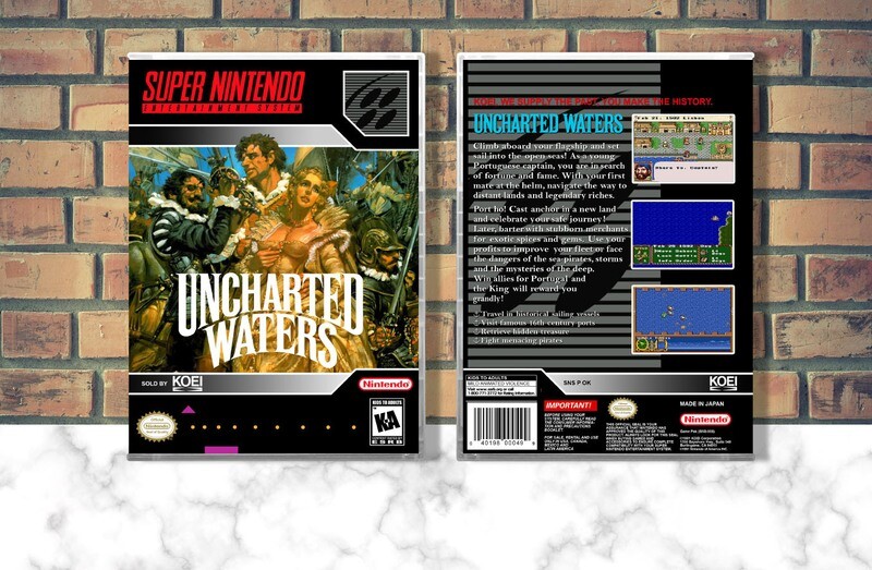 Uncharted Waters, Case Color: CLEAR (Transparent)