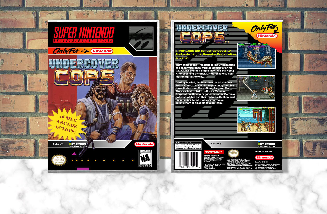 Undercover Cops, Case Color: CLEAR (Transparent)