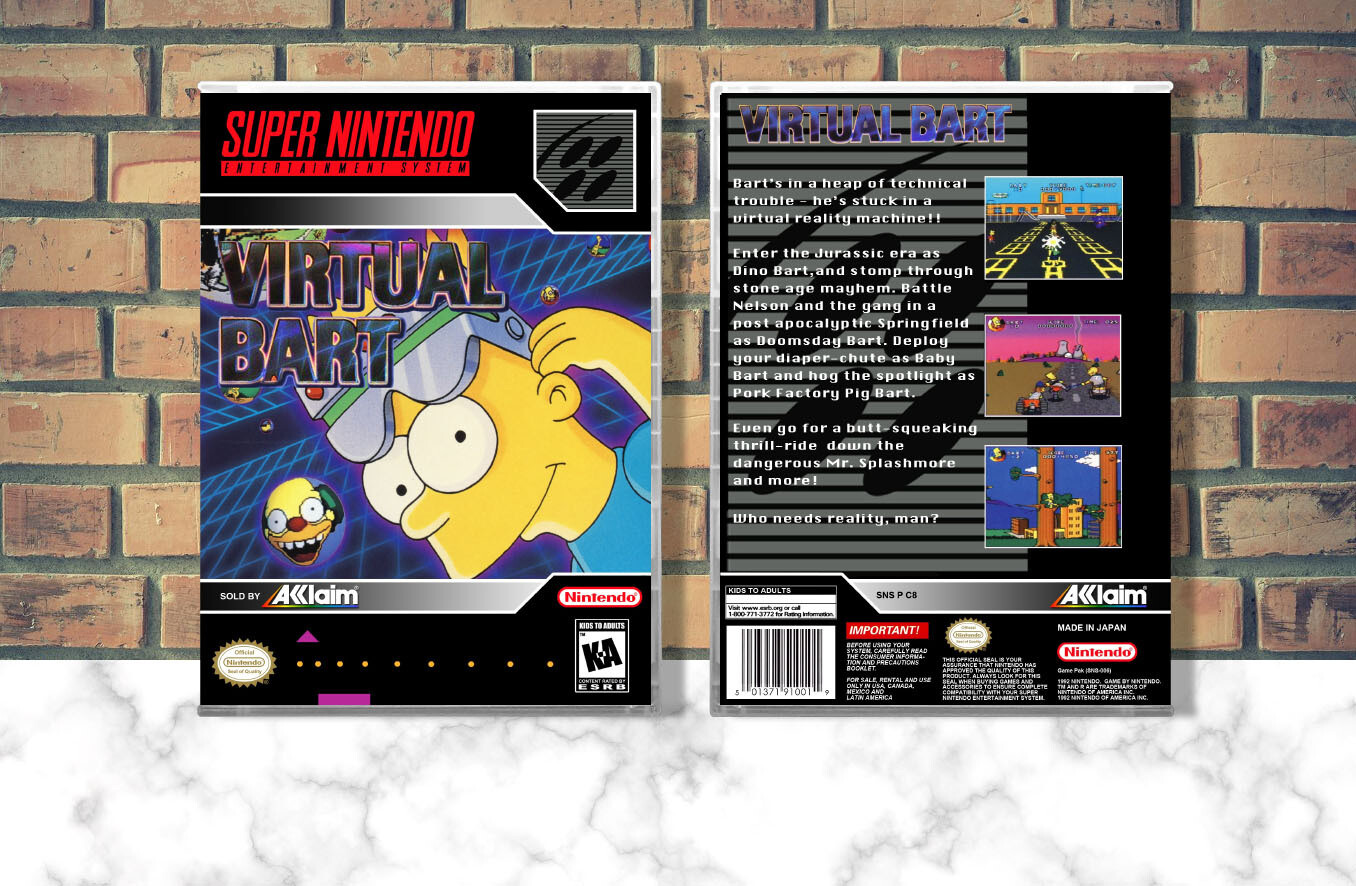 Virtual Bart, Case Color: CLEAR (Transparent)