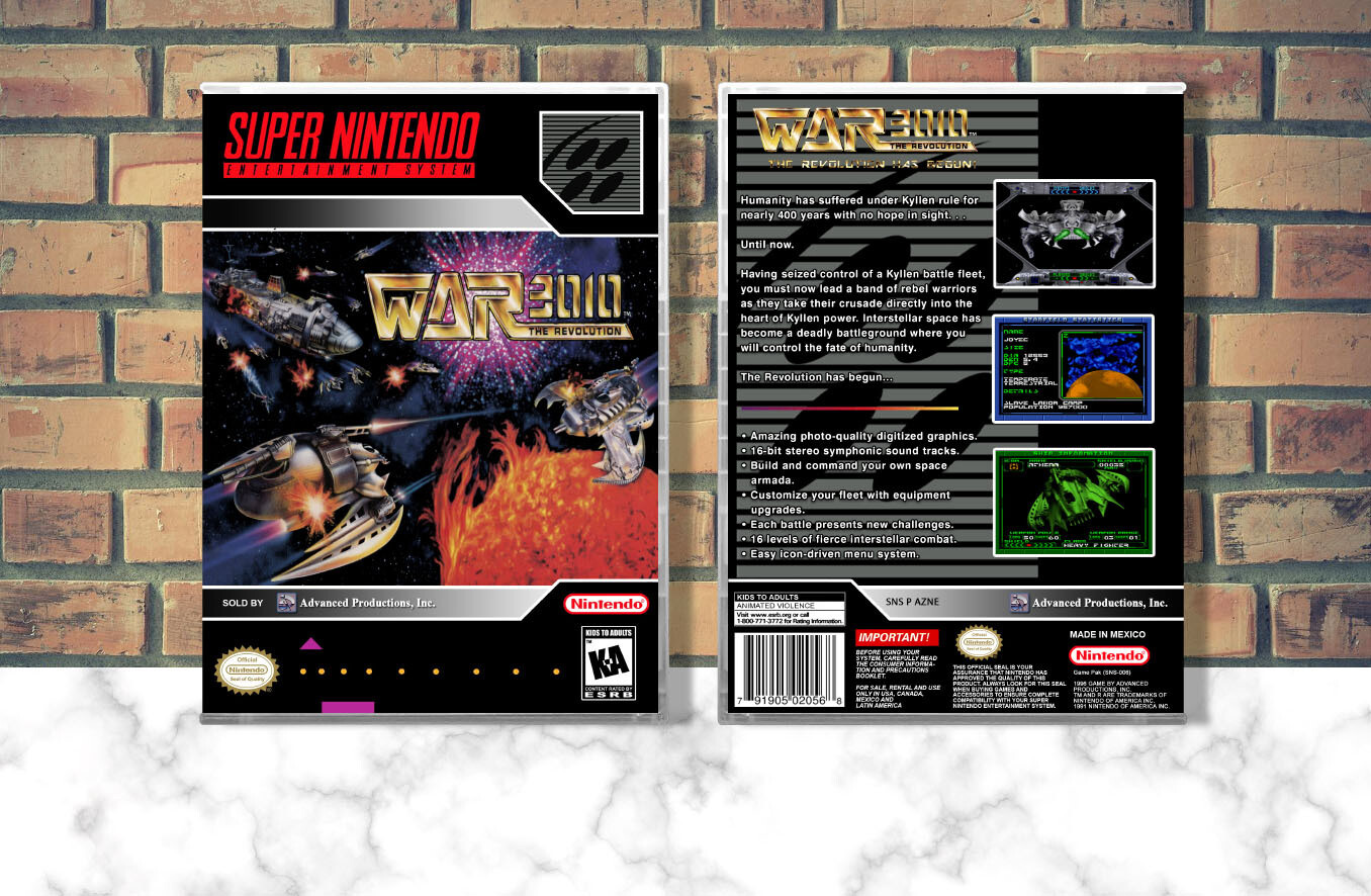 War 3010: The Revolution, Case Color: CLEAR (Transparent)