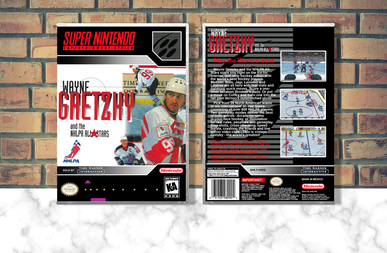 Wayne Gretzky and the NHLPA All-Stars, Case Color: CLEAR (Transparent)
