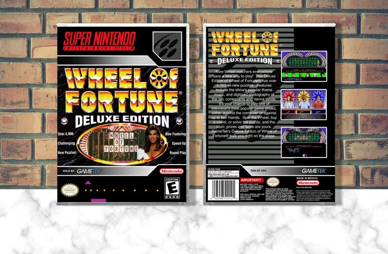 Wheel of Fortune Deluxe!, Case Color: CLEAR (Transparent)