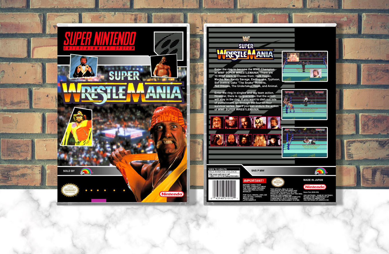 WWF Super WrestleMania, Case Color: CLEAR (Transparent)