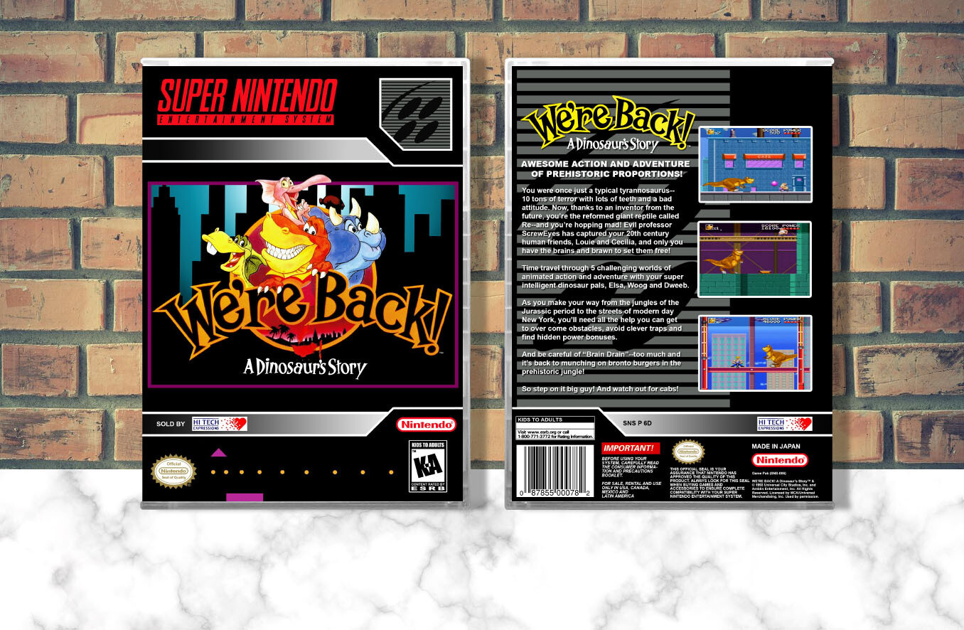 We&#39;re Back!: A Dinosaur Story, Case Color: CLEAR (Transparent)