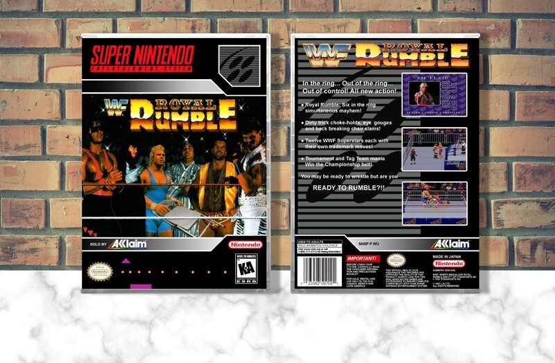 WWF Royal Rumble, Case Color: CLEAR (Transparent)