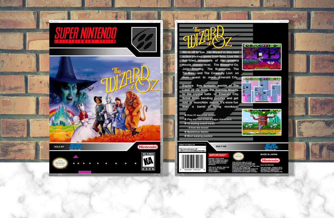 Wizard of Oz, The, Case Color: CLEAR (Transparent)