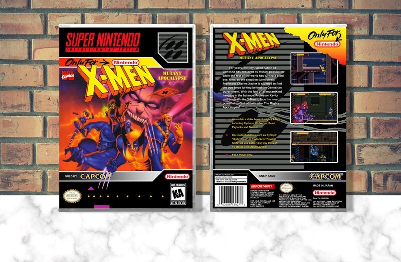 X-Men: Mutant Apocalypse, Case Color: CLEAR (Transparent)