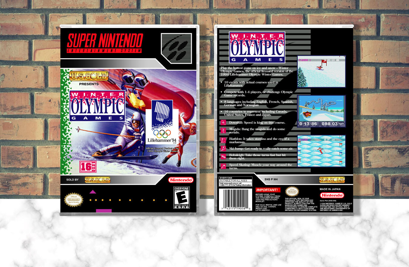 Winter Olympic Games: Lillehammer &#39;94, Case Color: CLEAR (Transparent)
