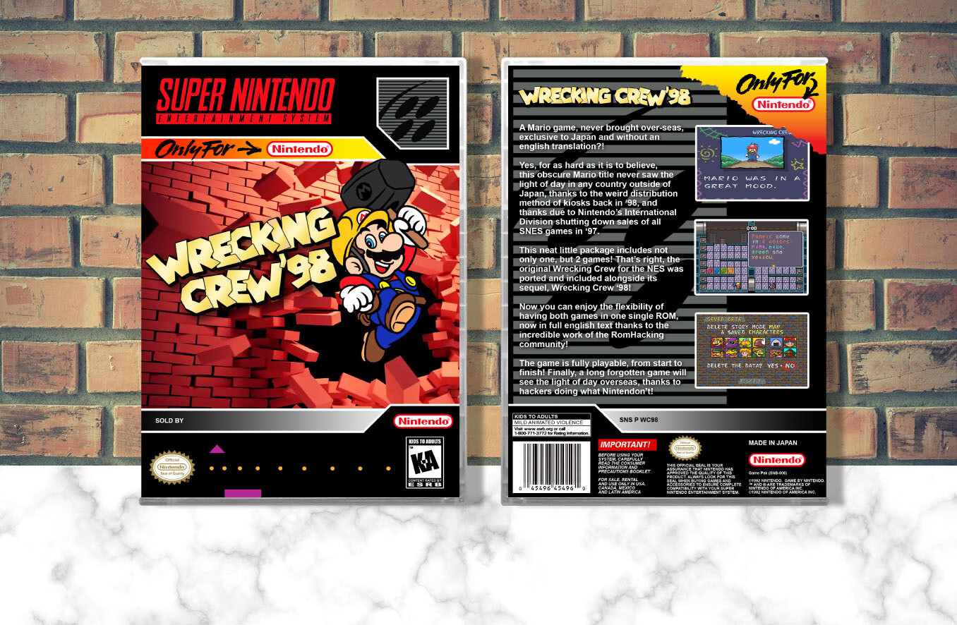 Wrecking Crew &#39;98, Case Color: CLEAR (Transparent)