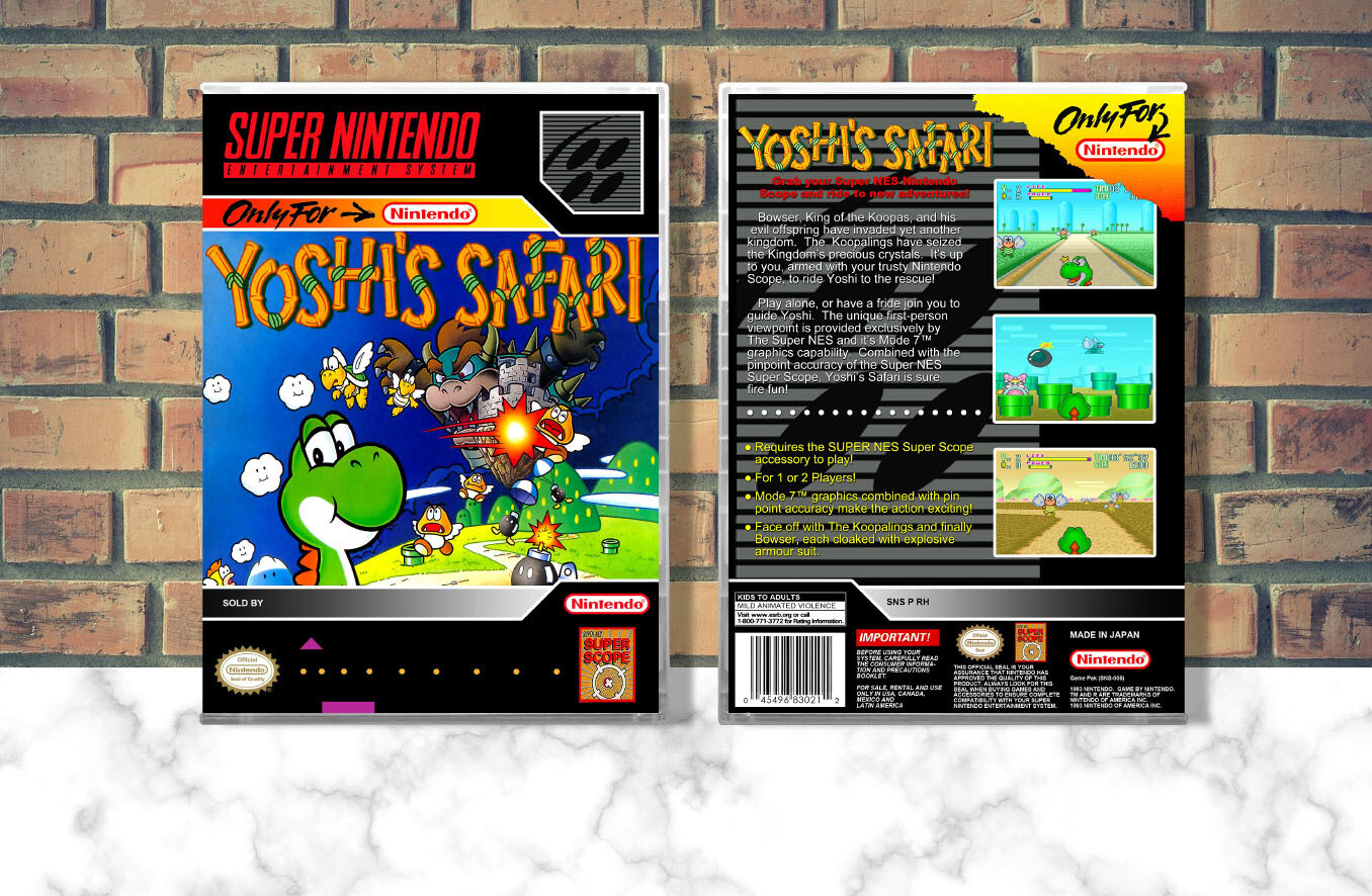 Yoshi&#39;s Safari, Case Color: CLEAR (Transparent)