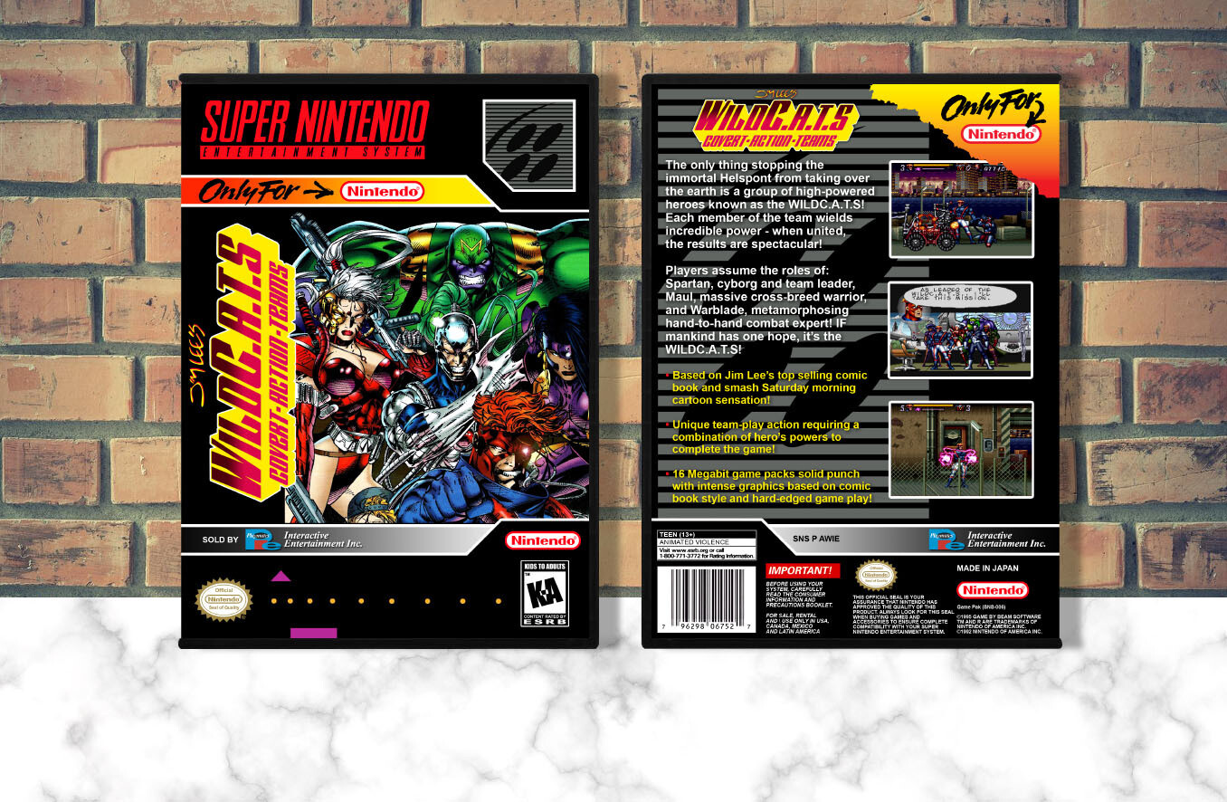 Jim Lee's Wild C.A.T.S: Covert Action Teams, Case Color: DARK GREY (OEM DS CASE COLOR)