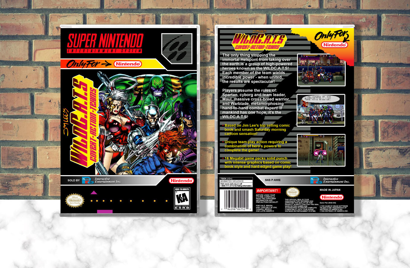 Jim Lee&#39;s Wild C.A.T.S: Covert Action Teams, Case Color: CLEAR (Transparent)