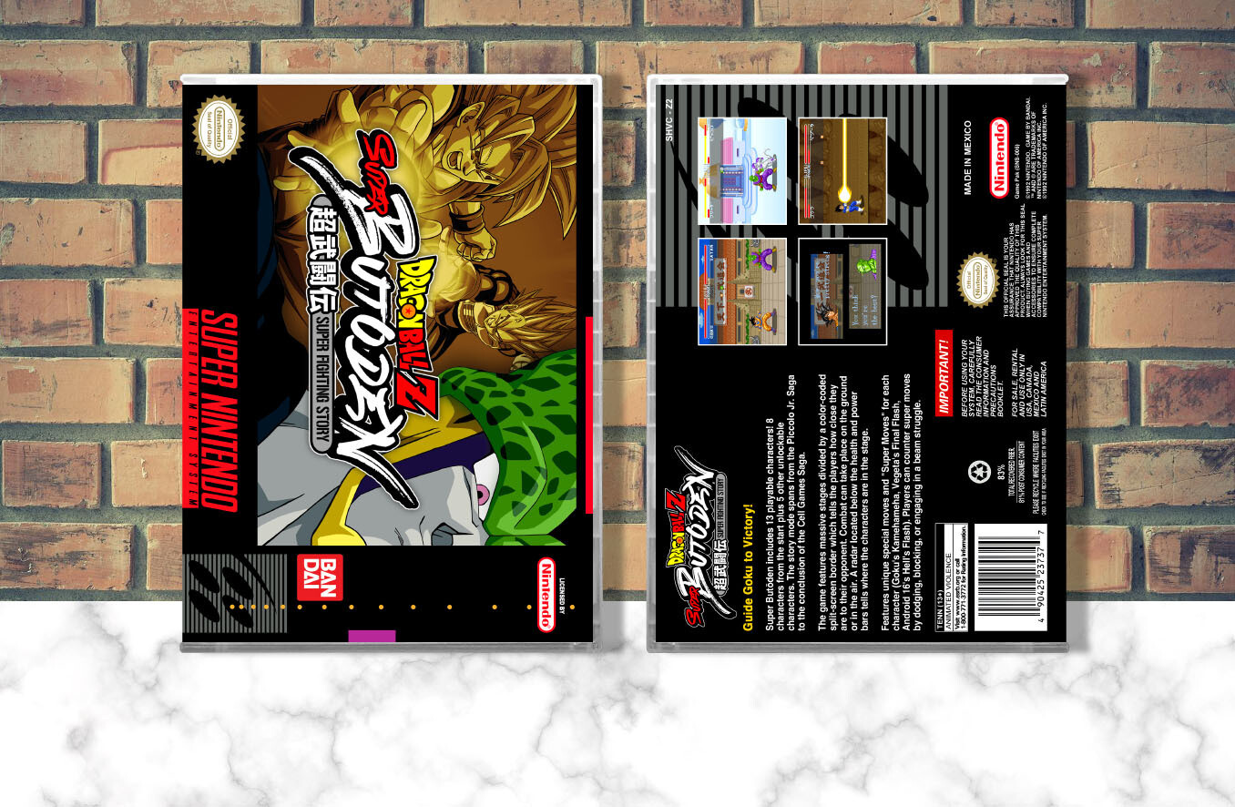 Dragon Ball Z: Super Butouden, Case Color: CLEAR (Transparent)