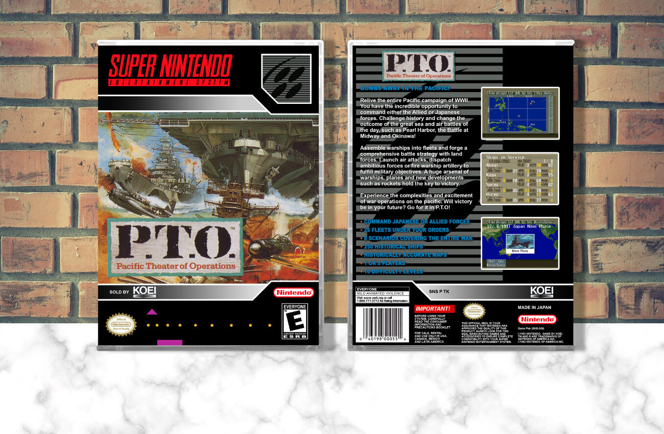 P.T.O.: Pacific Theater of Operations, Case Color: CLEAR (Transparent)