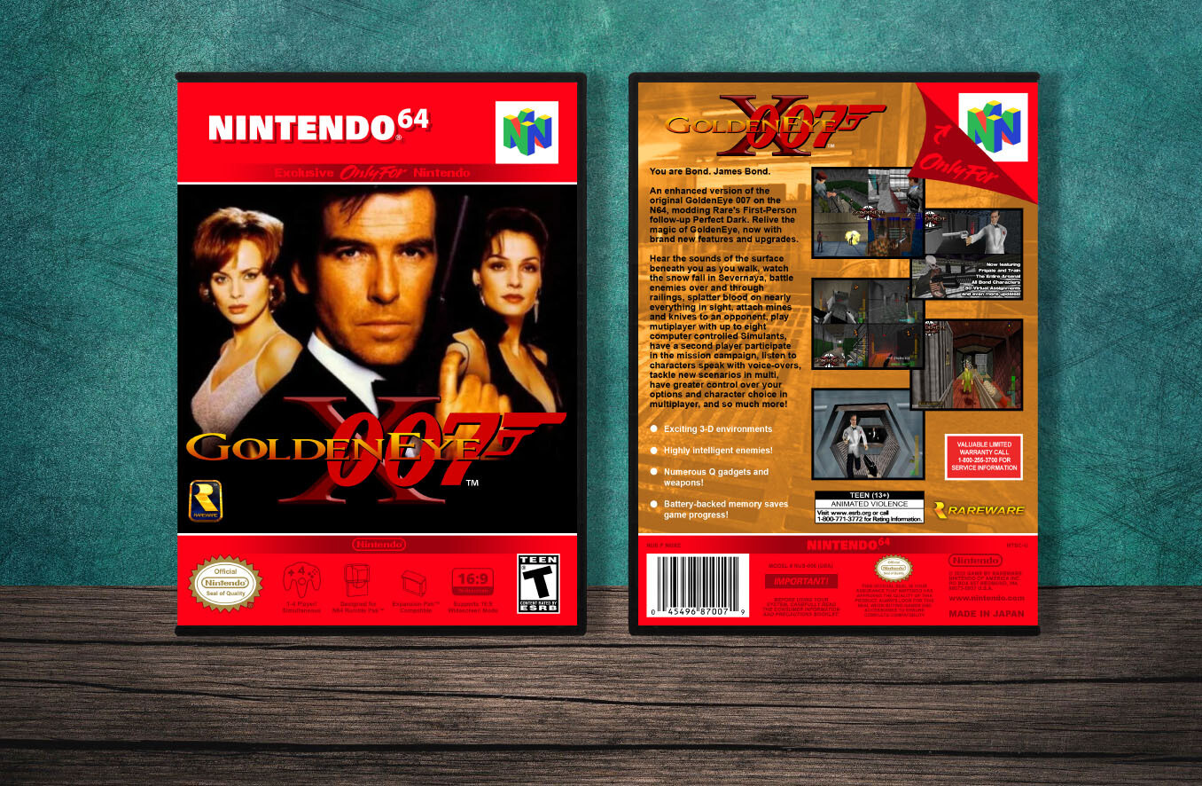 007: Golden Eye X, Case Color: DARK GREY (OEM DS CASE COLOR)