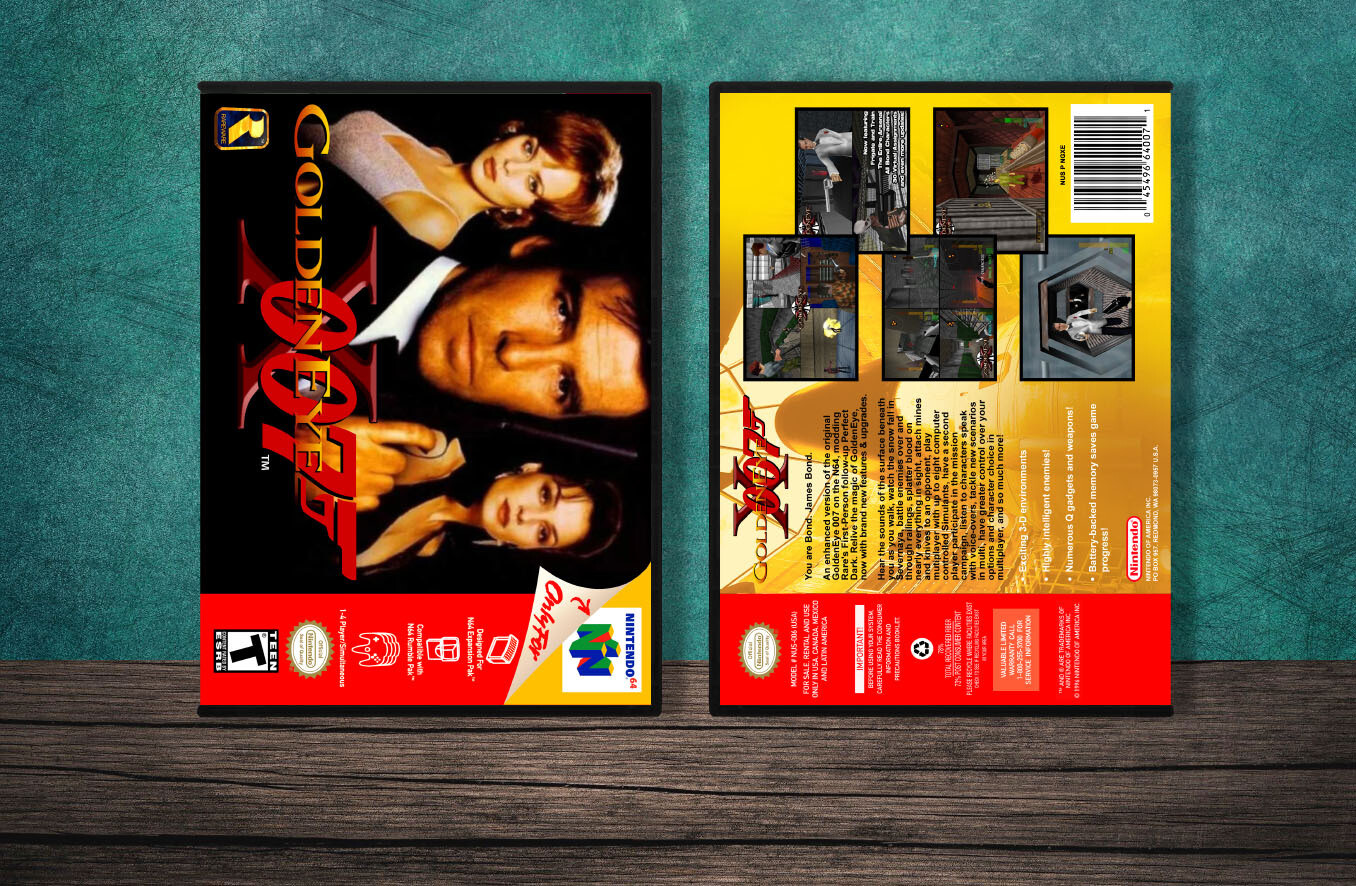 007: Goldeneye X, Case Color: DARK GREY (OEM DS CASE COLOR)