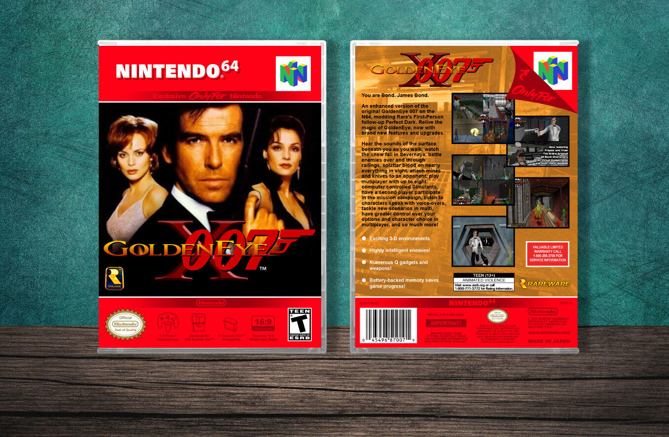 007: Goldeneye X, Case Color: CLEAR (Transparent)