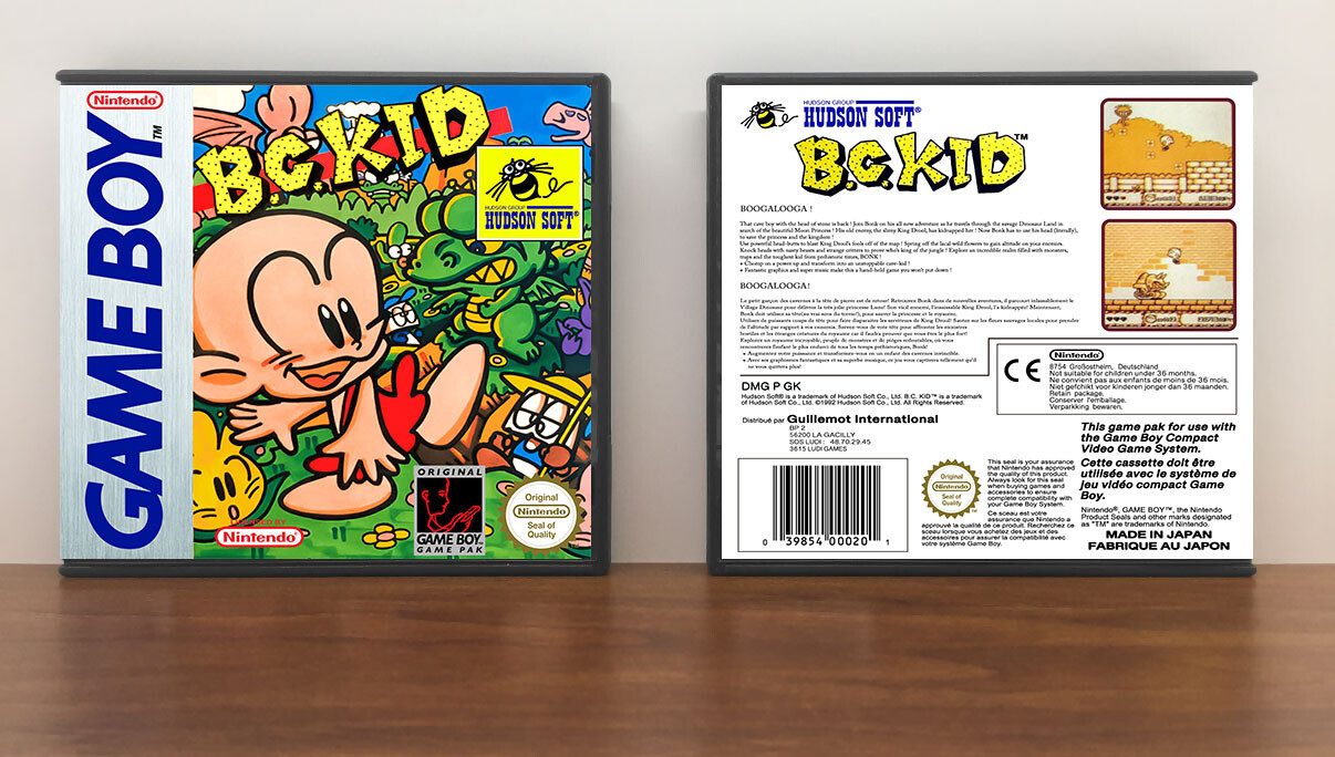B.C. Kid (PAL), Artwork Spine Color: Chrome