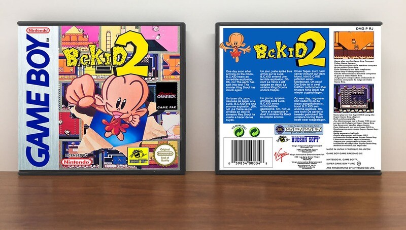 B.C. Kid 2 (PAL), Artwork Spine Color: Chrome