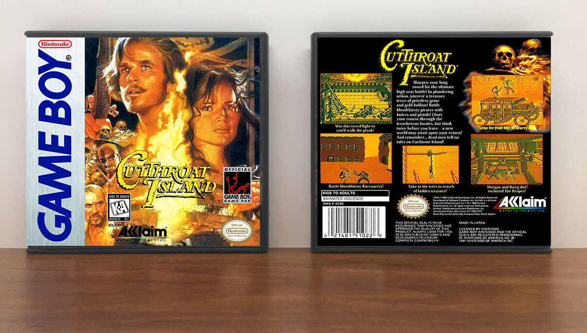 Cutthroat Island, Artwork Spine Color: Chrome