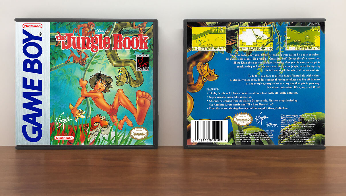 Disney's The Jungle Book, Artwork Spine Color: Chrome