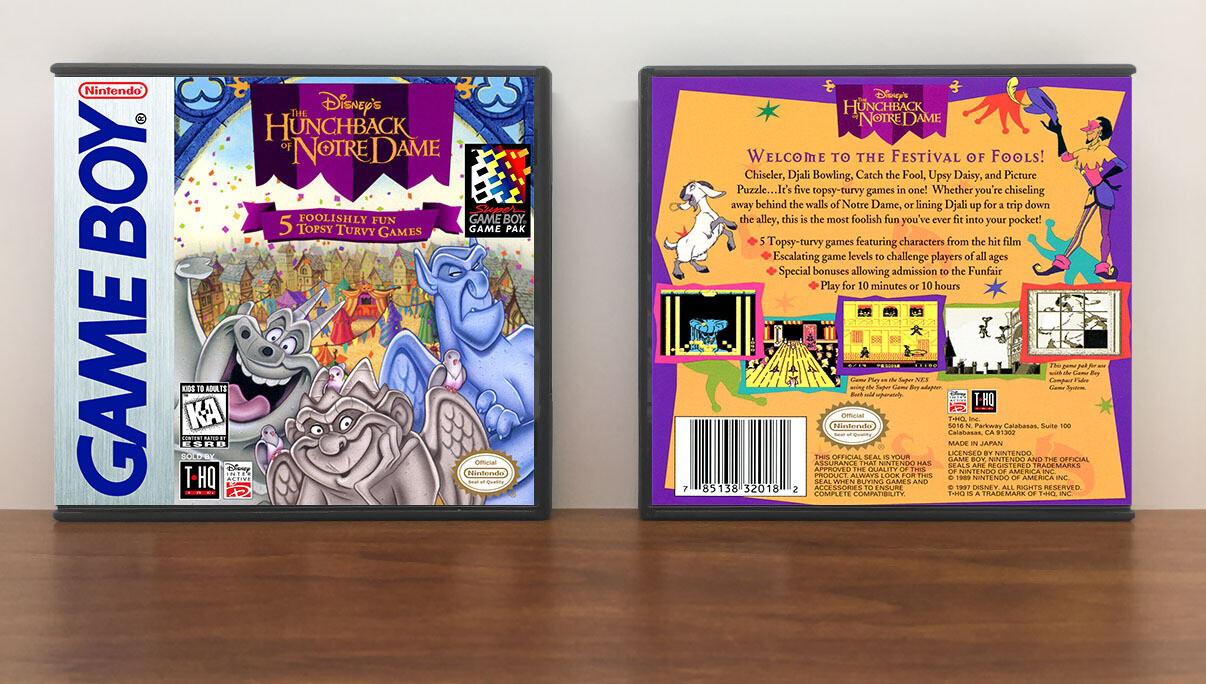 Disney&#39;s The Hunchback of Notre Dame, Artwork Spine Color: Chrome