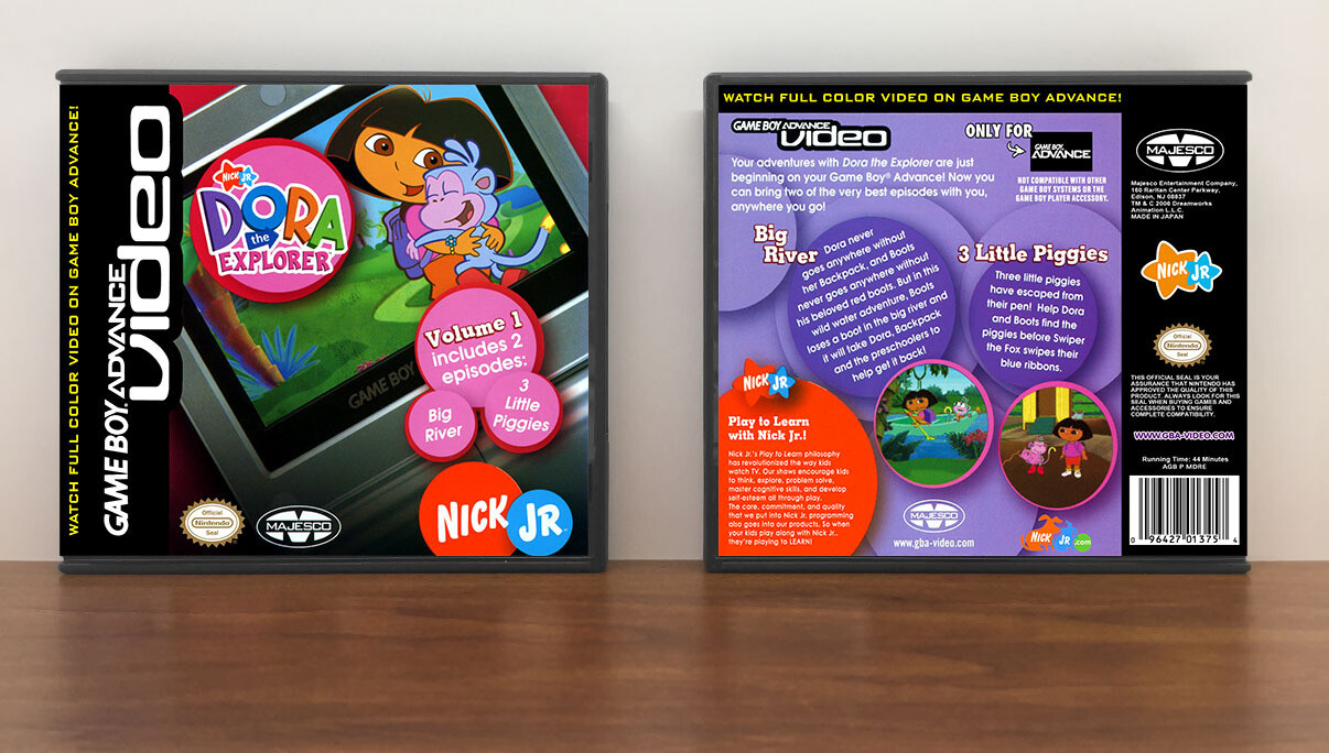 Dora the Explorer Volume 1, Artwork Spine Color: Black