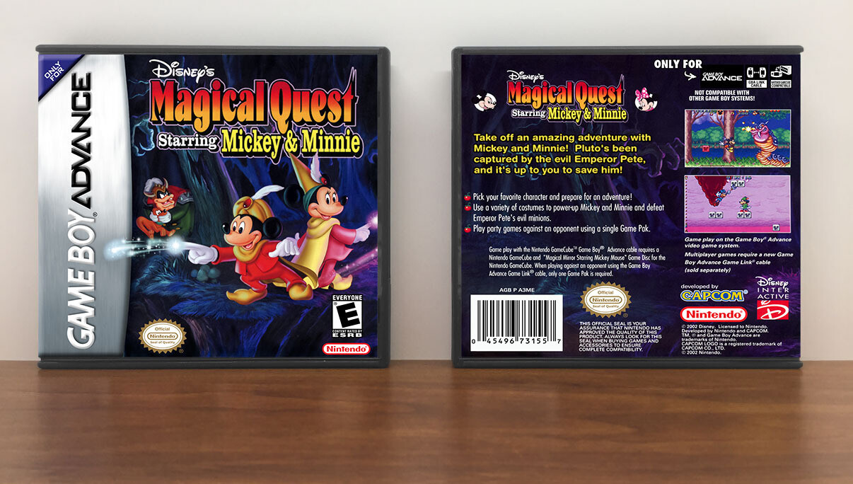 Disney&#39;s Magical Quest Starring Mickey &amp; Minnie, Artwork Spine Color: Chrome