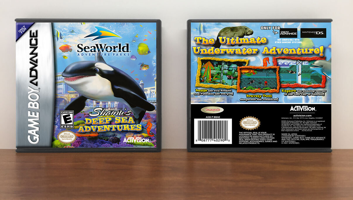 SeaWorld: Shamu&#39;s Deep Sea Adventure, Artwork Spine Color: Chrome